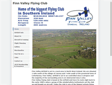 Tablet Screenshot of finnvalleyflyingclub.com